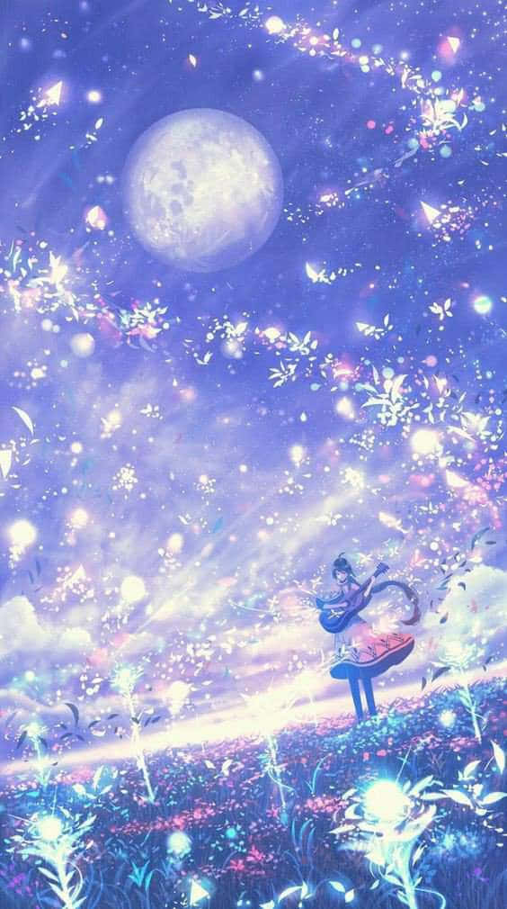 魅惑のアニメ風景と桜 壁紙