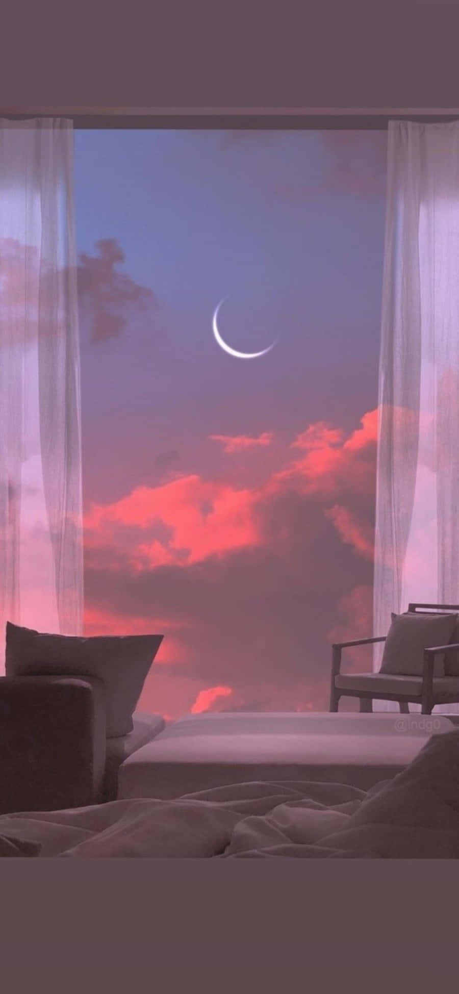 魅惑の夕焼け空 壁紙