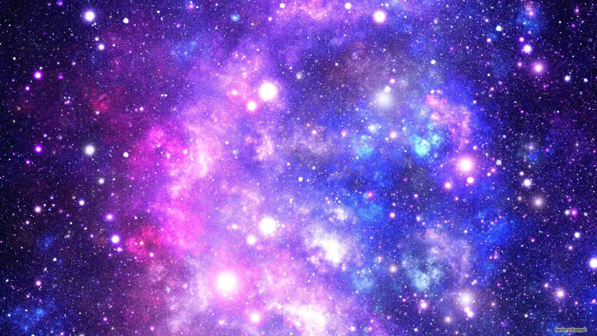 魅惑の星々とかわいい銀河 壁紙
