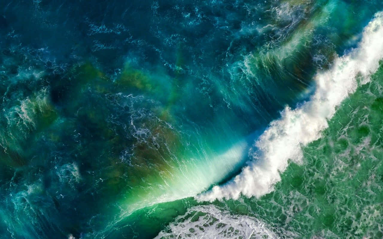 魅惑の海の波 壁紙