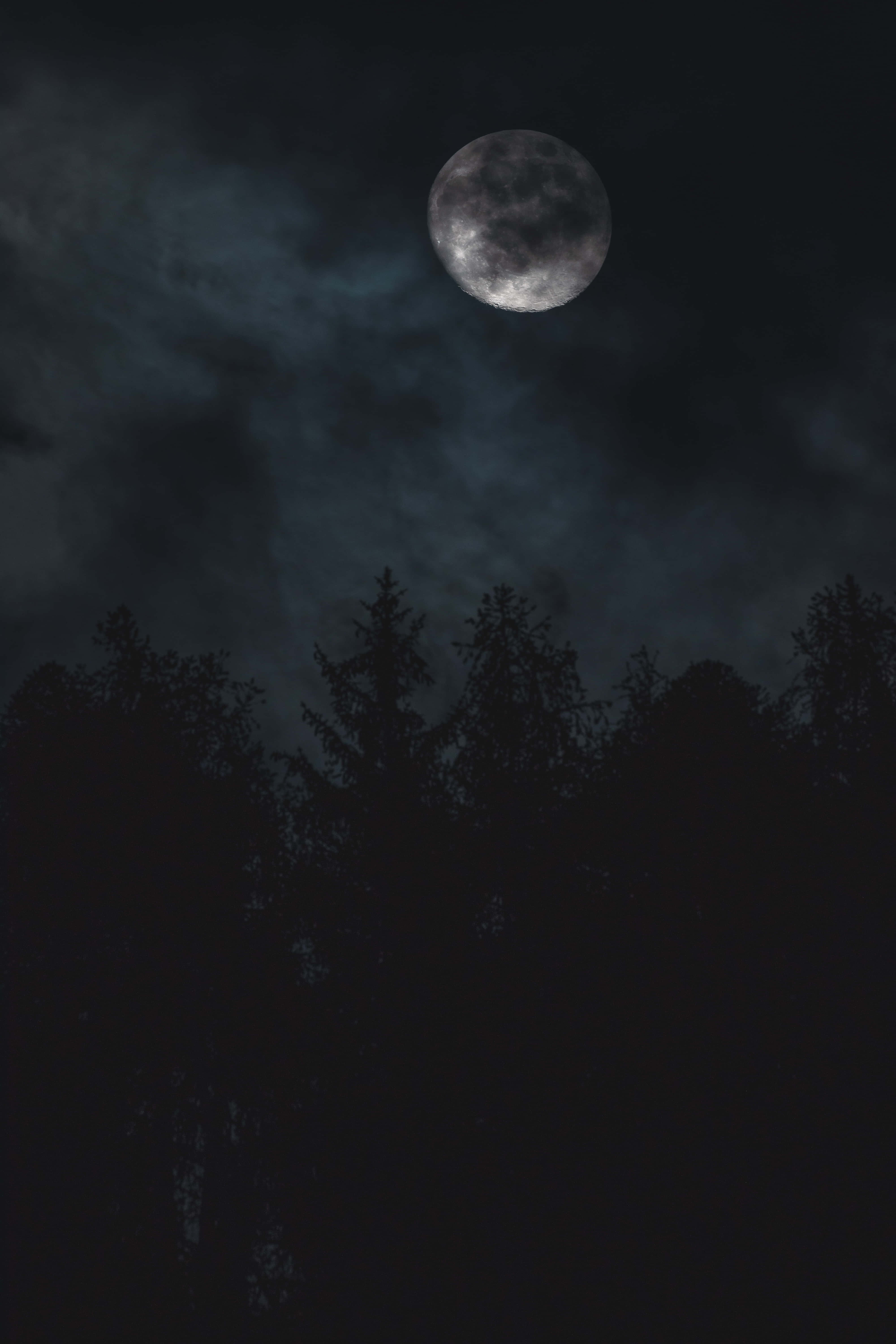 魅惑の真夜中の空 壁紙