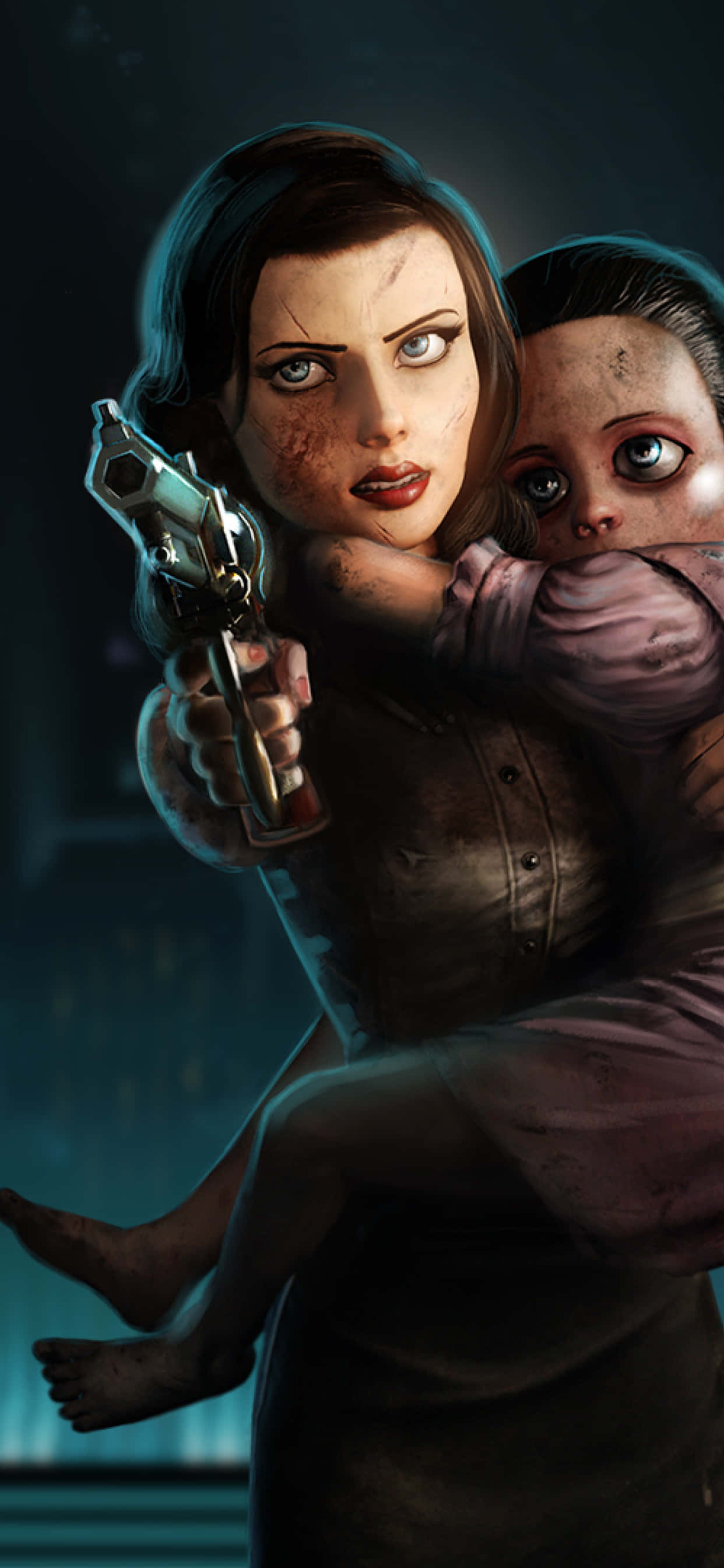 魅惑的なBioshock Infinite背景：iPhone Xs Max向け 壁紙