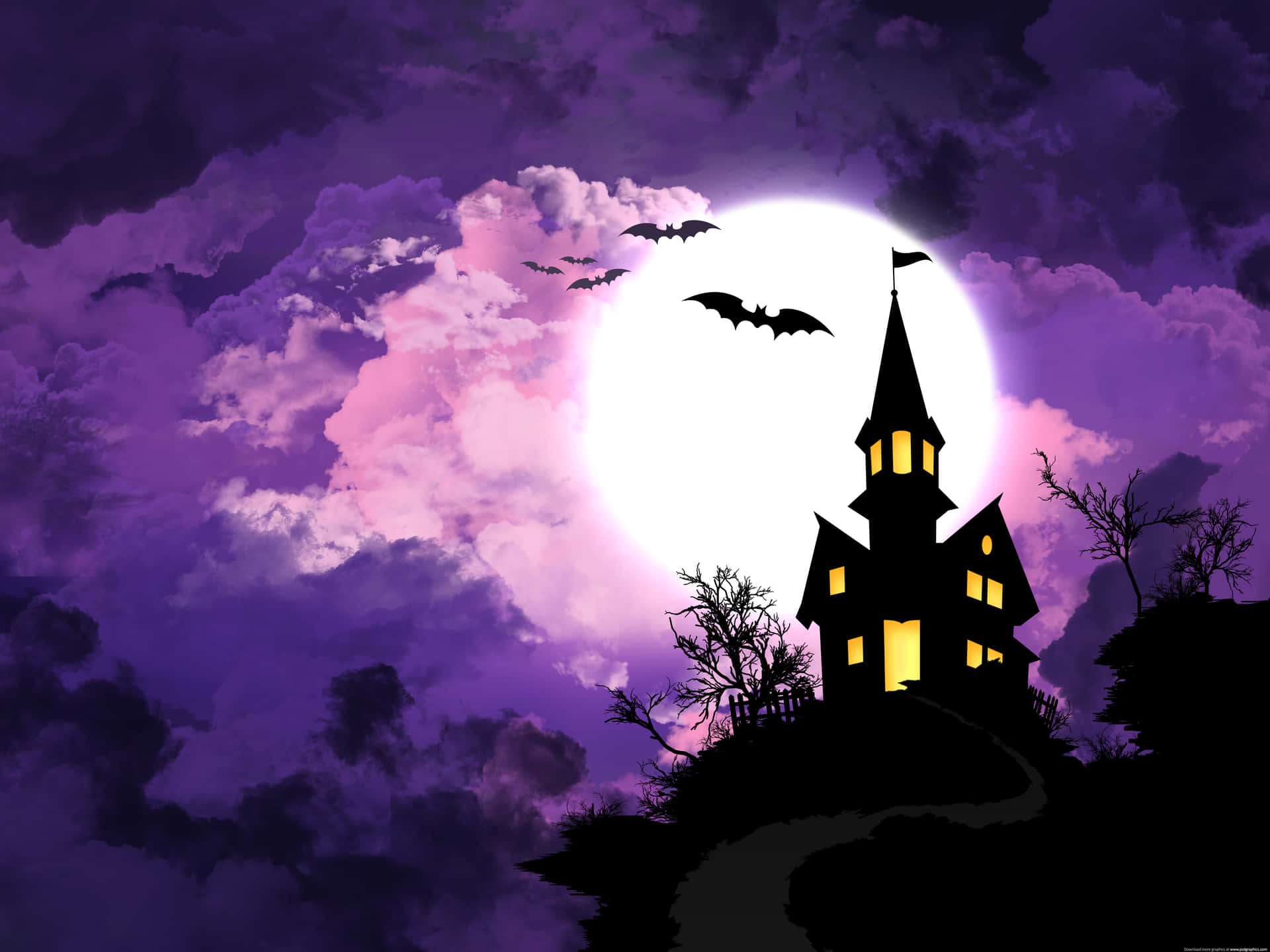 紫のハロウィン