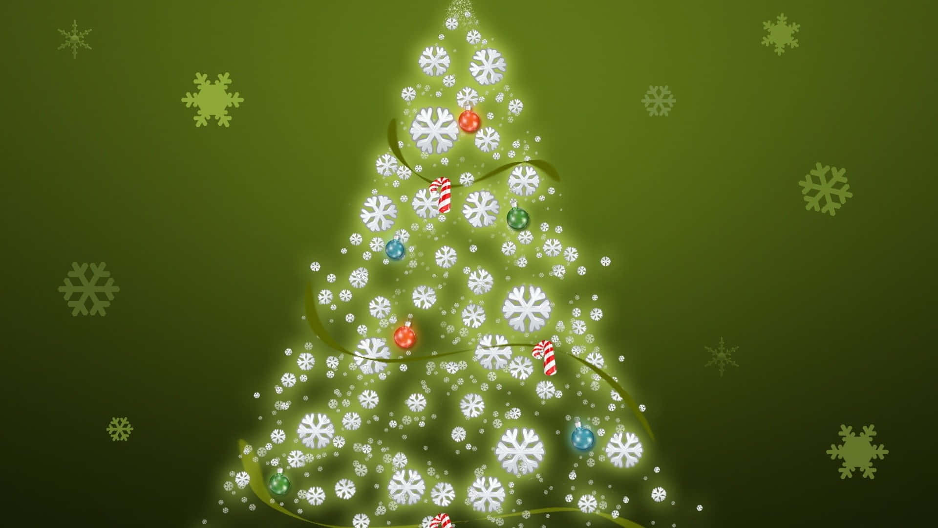 魔法のようなシンプルなクリスマスの夜 壁紙