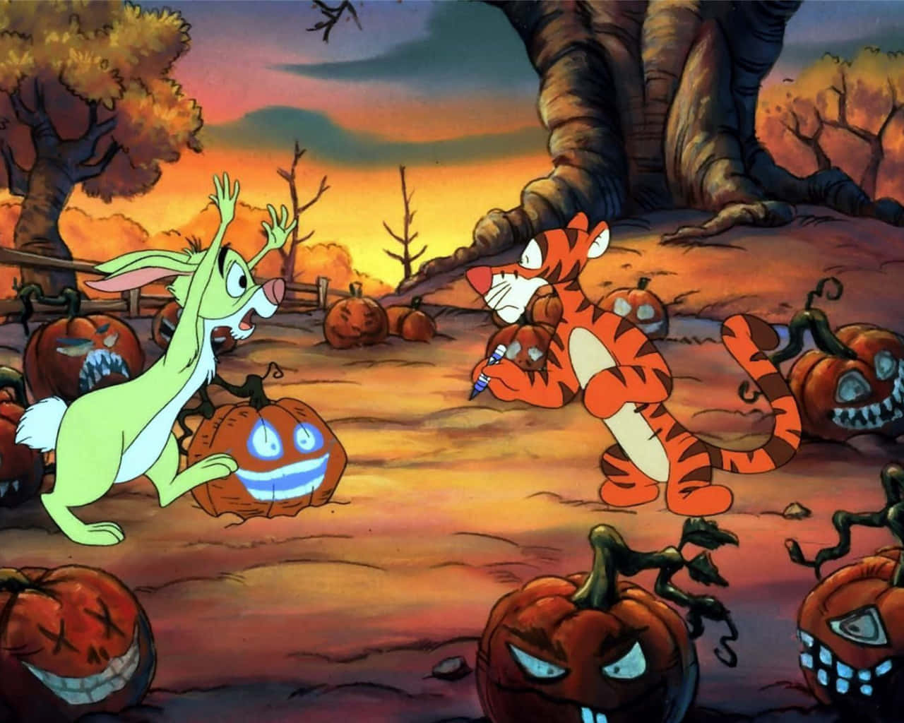 魔法のディズニーハロウィンナイト 壁紙
