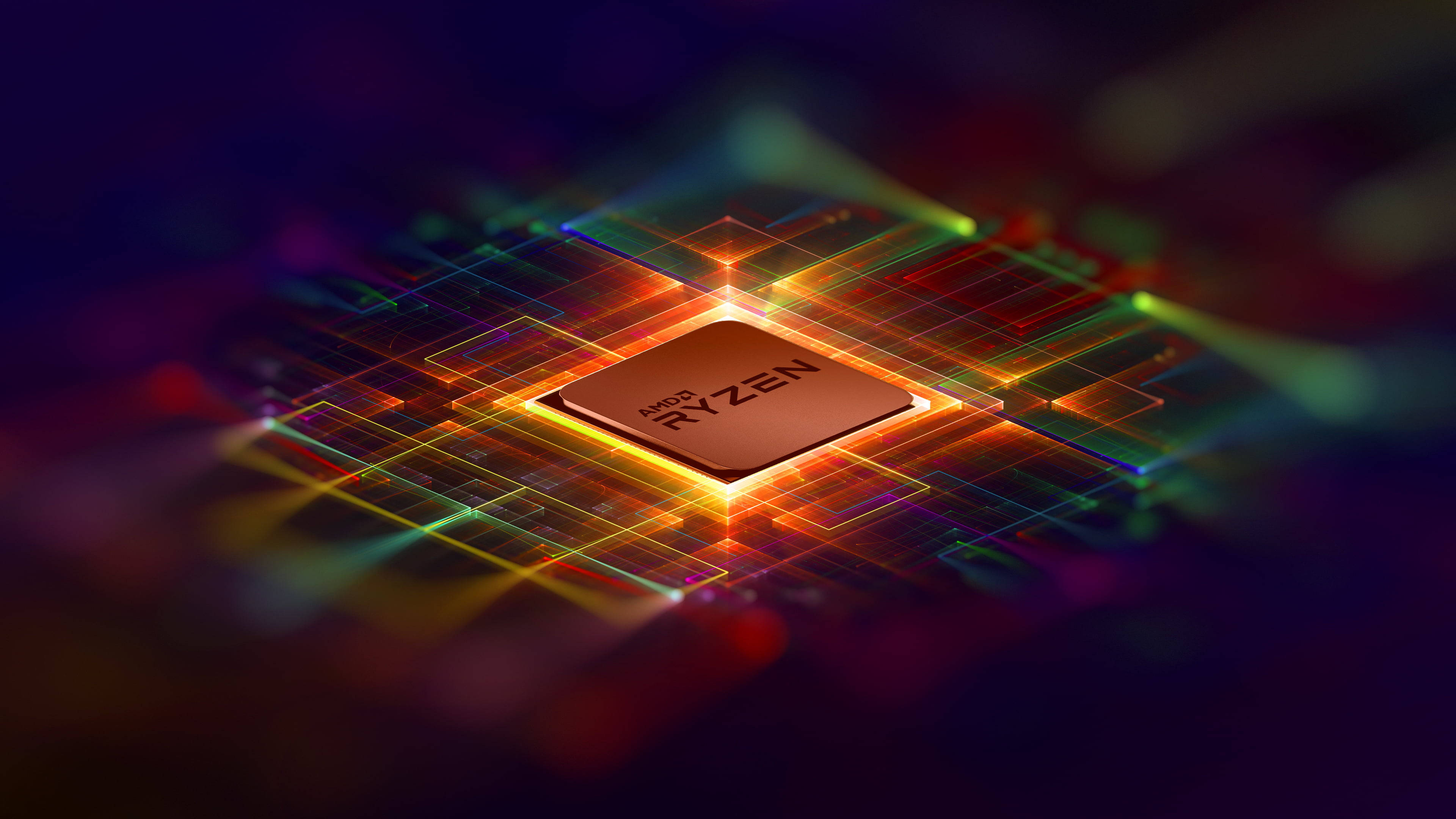 鮮やかなAMD 4K壁紙 壁紙