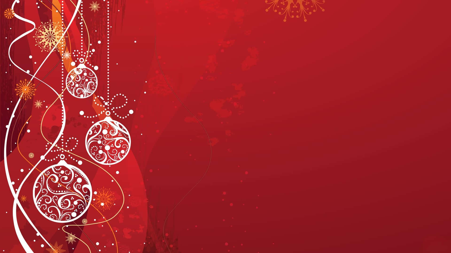 鮮やかな赤いクリスマスでホリデーシーズンを祝う 壁紙