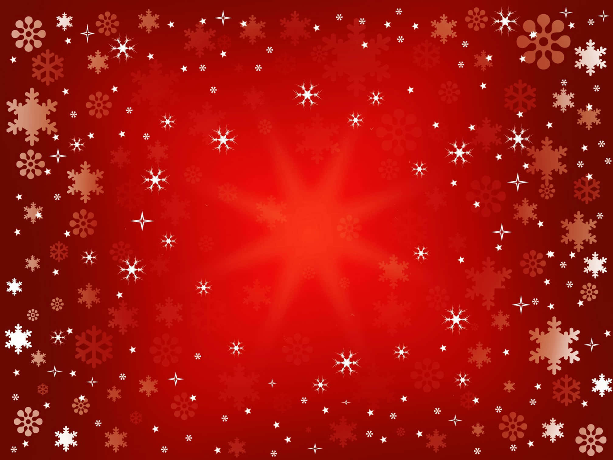 鮮やかな赤いクリスマスデコレーションで祝うホリデーシーズン 壁紙