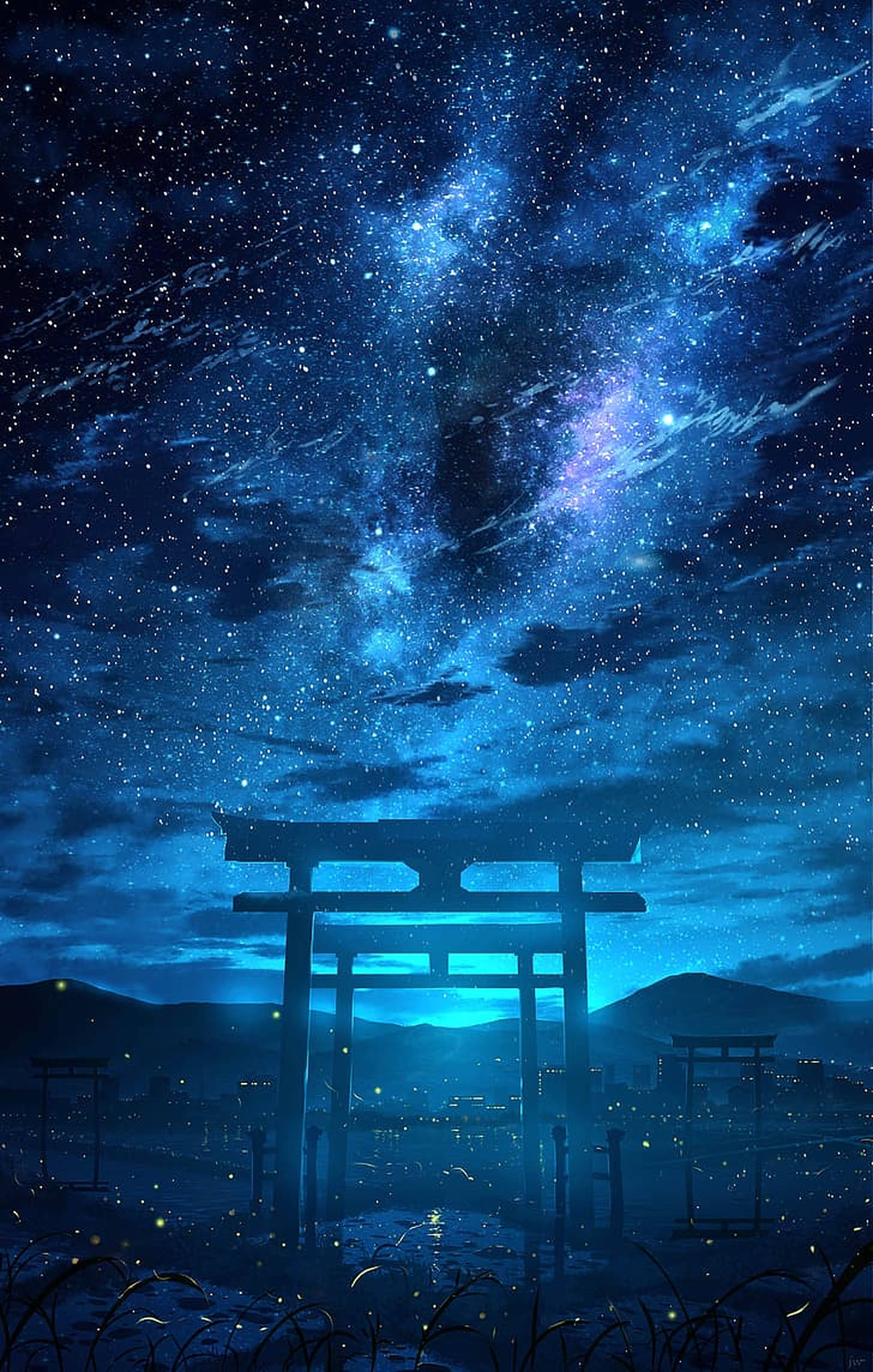 鳥居銀河 壁紙