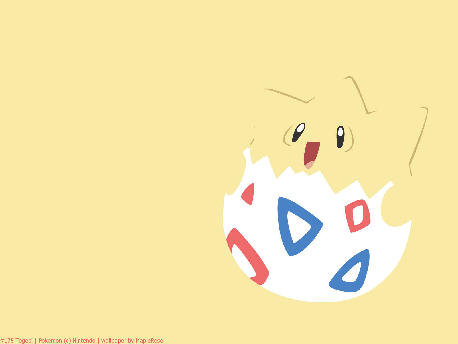 黄色いトゲピーのかわいくてかっこいいポケモン 壁紙