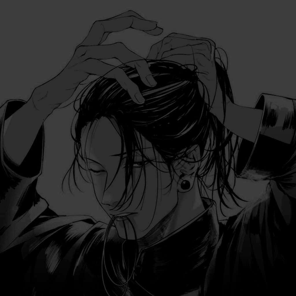 黒いアニメの世界を探検し、内なるヒーローを見つけよう 壁紙