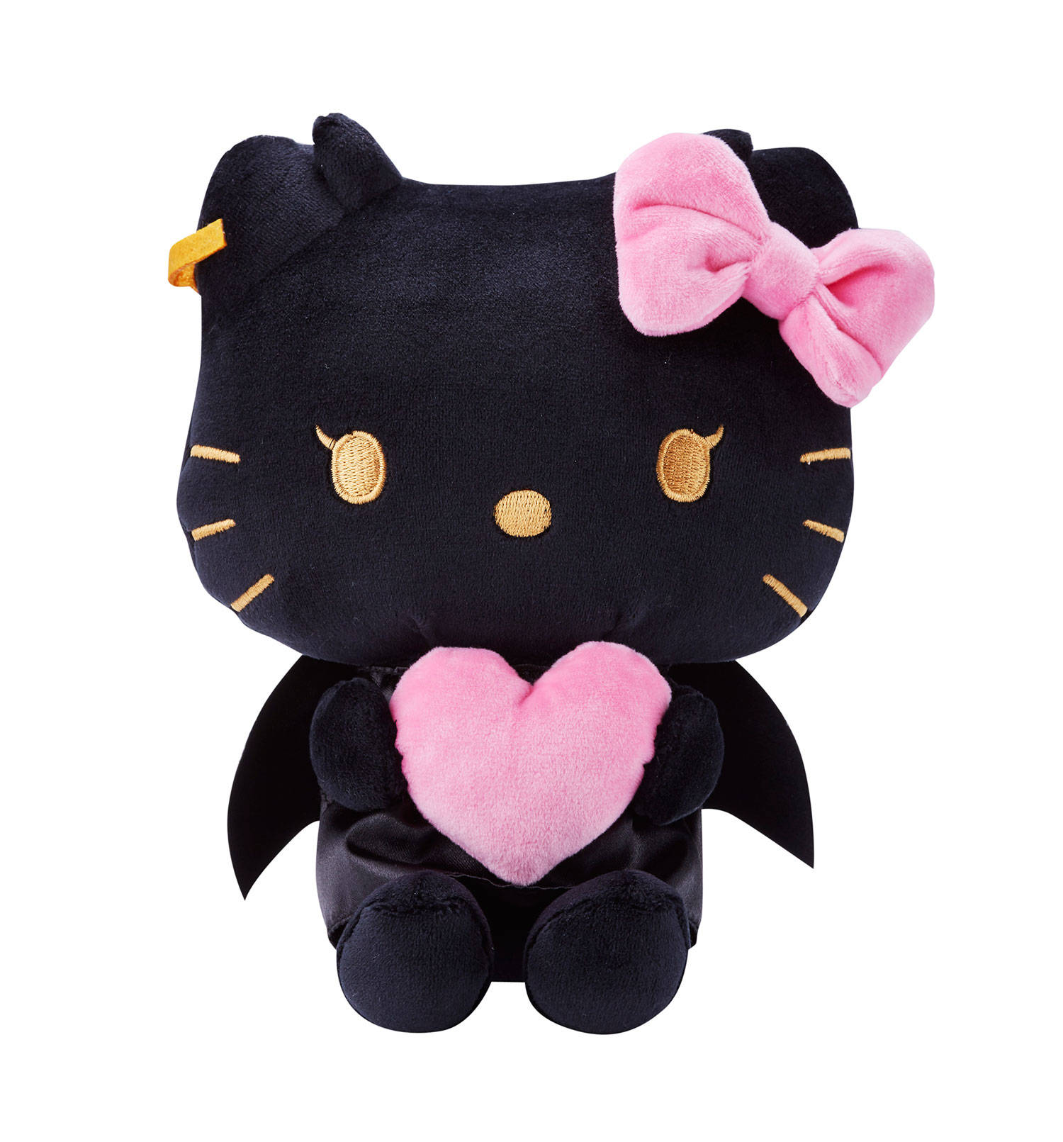 黒い蝙蝠のハローキティ ハロウィン 壁紙