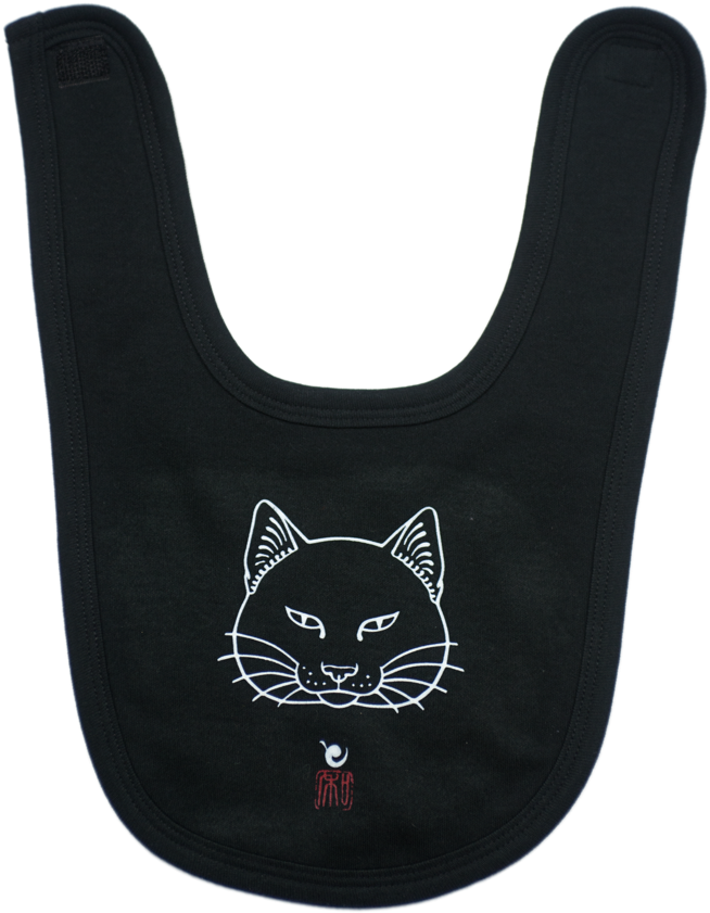 黒猫ビブ商品画像 壁紙
