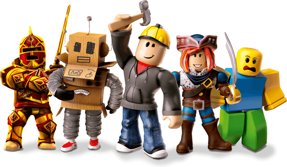 Robloxキャラクターのバラエティ