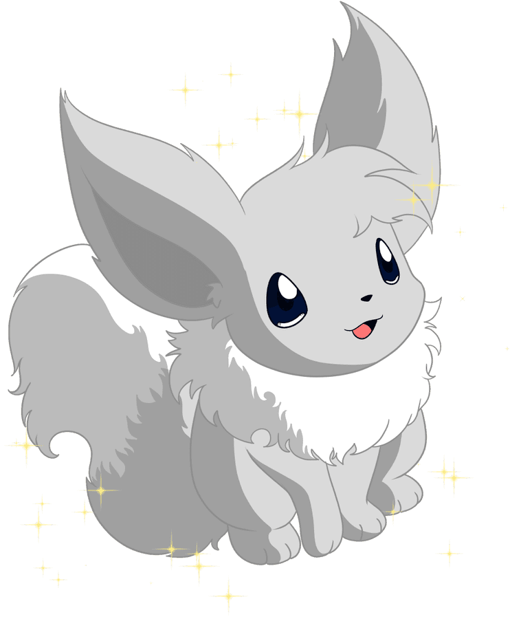 キラキラ輝く生き物のイラスト