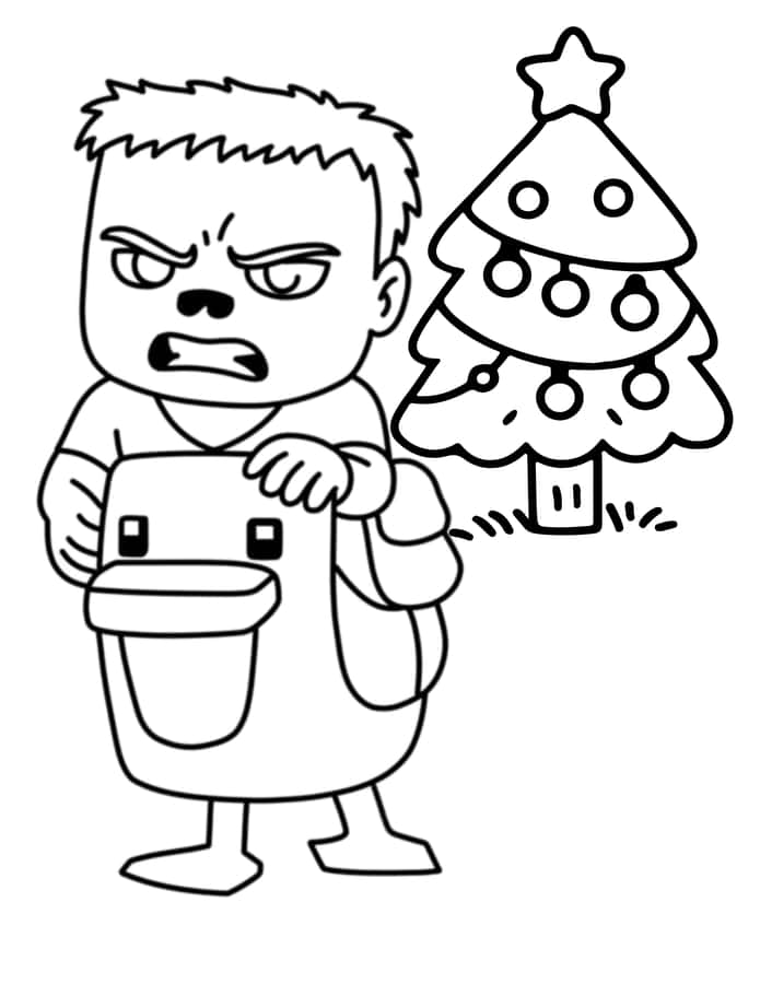 マインクラフト、チキンジョッキー、クリスマスの美学、クリスマス、塗り絵用PNG、透明、チキン、ジョッキー、クリスマスのチキンジョッキー、PNG