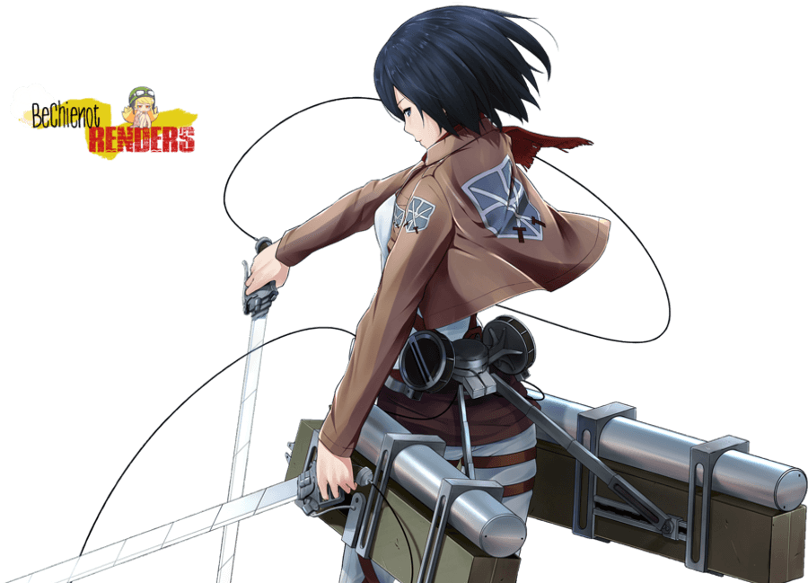 ミカサ・アッカーマン レンダー By Bechienot-d6doimp - 進撃の巨人 レンダー, HD PNG ダウンロード
