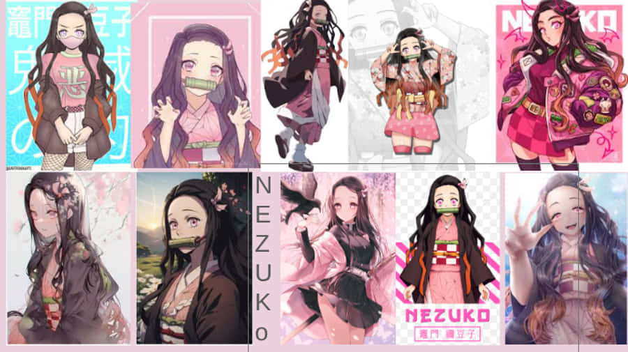 禰󠄀豆子、炭治郎、竈門、鬼、鬼滅の刃、アニメの女の子、アニメ