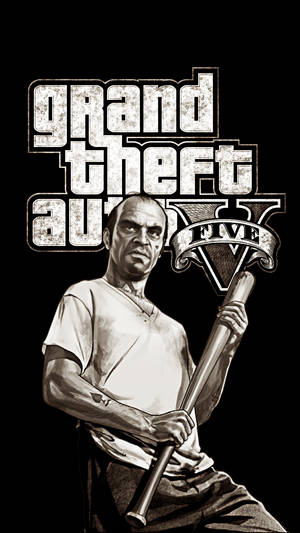 1080P GTA 5 トレバー・フィリップス モノクロ — GTA 壁紙