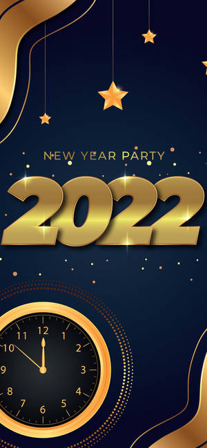 2022年へようこそ：きらめく祝祭壁紙 — iPhone 16 Pro Max 壁紙