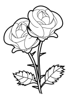 花の塗り絵画像 — IQOO Pad5c 壁紙