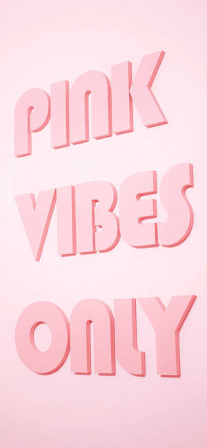 Aesthetic Girly Pink Vibes Only — iPhone 17 Pro Max 壁紙