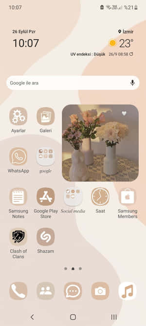 Aesthetic Widgets 画像 — Redmi 17C 4G 壁紙