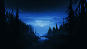Among Trees — 夜空 壁紙