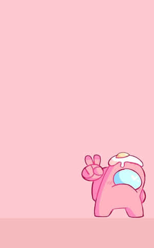 Among Us ピンク — ギャラクシー Tab Active5 Pro 壁紙