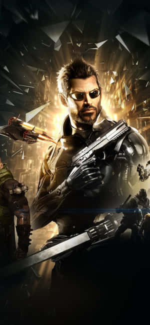 Android Deus Ex マンカインド・ディバイデッド 背景 — iPhone 14 壁紙