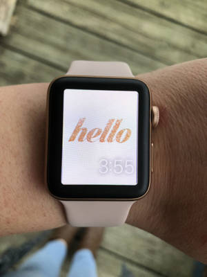 Apple Watch グリッターハローダイヤル 壁紙 — Apple Watch 壁紙