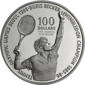 Boris Becker シルバーコインの壁紙 — 1:1 壁紙