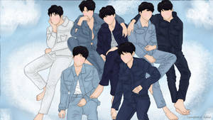 BTS 2020 アニメーションアート — 방탄소년단 감성 壁紙