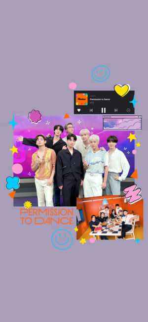 BTS Permission To Dance — iPhone Xs 壁紙