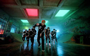 BTS グループ写真 No More Dream 壁紙 — Bts グループ写真 GIF 壁紙