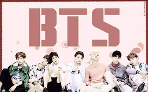 BTS グループ写真 ピンク 壁紙 — Bts グループ写真 GIF 壁紙