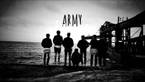 BTS モノクロ アーティスティック — 感性 BTS 壁紙