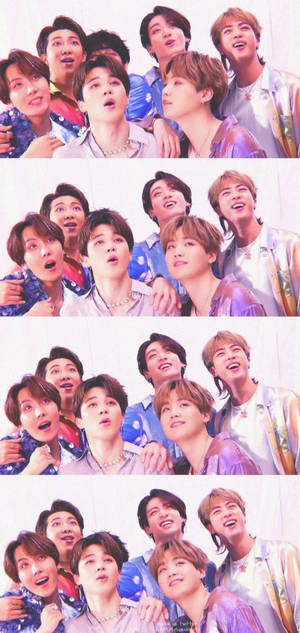 BTS ロック画面 シーケンスコラージュ — Galaxy S24 壁紙