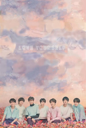 BTSのバラの花壇で美しいひととき — 感性 BTS 壁紙