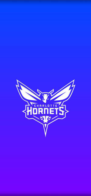 Charlotte Hornets Gradient Blue 壁紙 — iPhone 17 壁紙