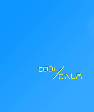 Cool And Calm 碑文の壁紙 — Galaxy Z Fold 5 壁紙