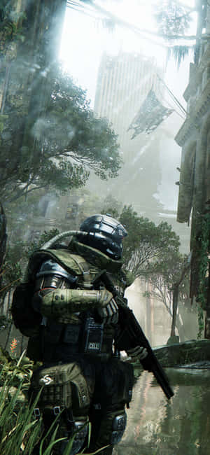 iPhone X Crysis 3 背景 — iPhone 13 Pro 壁紙