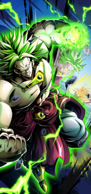 DBZ ブロリー SSJ フルパワー壁紙 — iPhone Air 壁紙