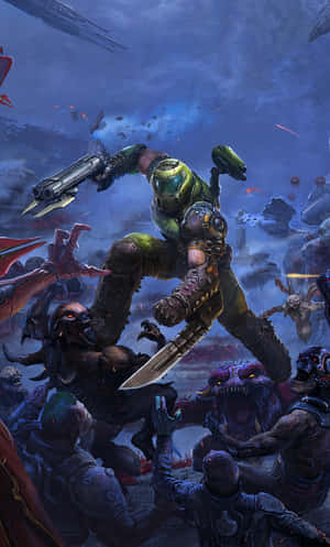 Pixel 3xl Doom 背景 — ギャラクシー Tab A11 壁紙