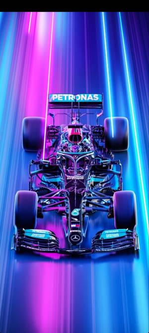 F1 iPhone AMG ペトロナス ネオンロード — Pixel 11 壁紙
