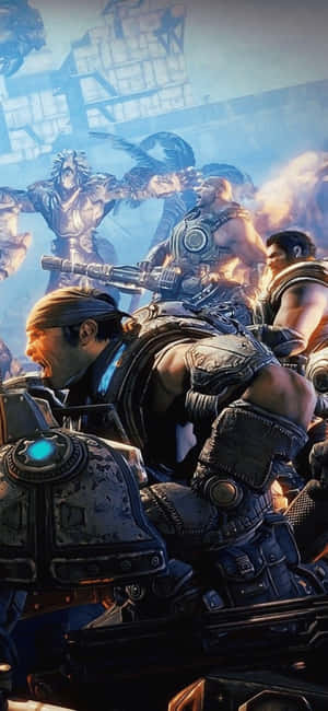 iPhone X Gears Of War 5 背景 — Moto G17 Power 壁紙