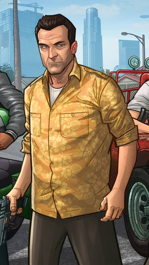 GTA iPhone カートゥーン マイク — GTA 壁紙