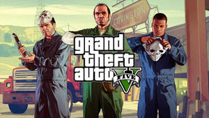 1080P GTA5 強奪シーン — GTA 壁紙