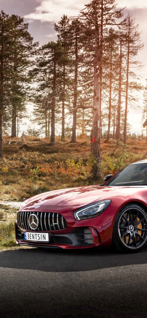 iPhone X AMG GT-R 壁紙 — Honor 600e 壁紙