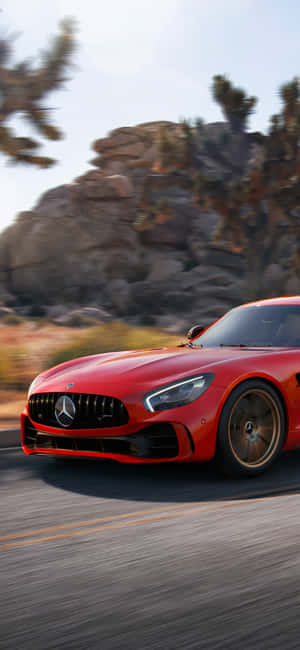 iPhone X AMG GT-R 背景 — iPhone X 壁紙